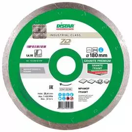 Сплошной алмазный диск по граниту DiStar