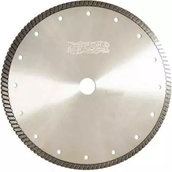 Турбо алмазный диск по бетону MESSER 230D-2.5T-7.5W-22.2 01-31-230