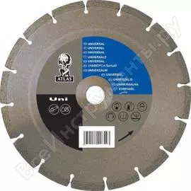 Диск алмазный uni (350х22.2/25.4х2.8х7 мм) atlas 70184614187