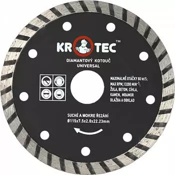 Диск алмазный универсальный KROTEC 3801016