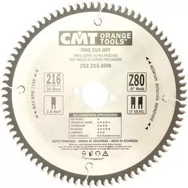 Диск для дерева: поперечно, фанера CMT 292.216.80M