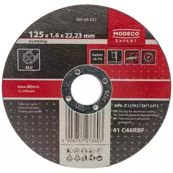 Диск для резки алюминия MODECO MN-68-932