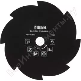 Диск для триммера Denzel 96328