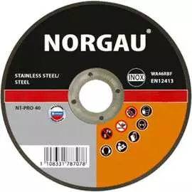 Диск отрезной по стали NORGAU Inox NT-PRO 40 083305180
