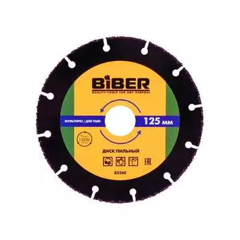 Диск пильный Biber Мультирез для УШМ 125 мм 85260 тов-220598
