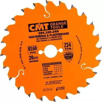 Диск пильный цветные металлы, пластики CMT TCG 284.160.24H