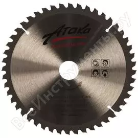 Пильный диск по алюминию и пластику АТАКА 8077800