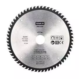 Диск пильный по дереву (210х30 мм; z60) vmx 512429