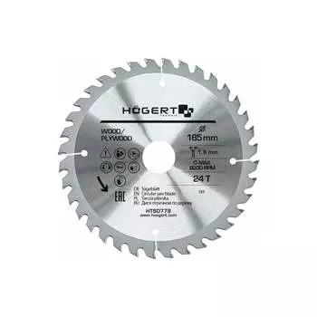 Диск пильный по дереву HOEGERT TECHNIK HT6D778