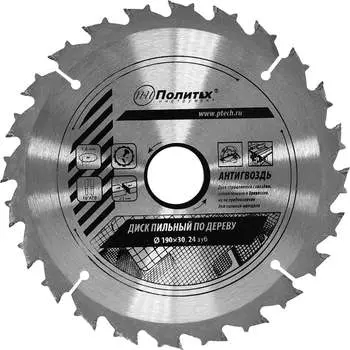 Диск пильный по дереву Политех Антигвоздь 5341190