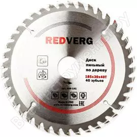 Твердосплавный пильный диск по дереву REDVERG 800141 6621219