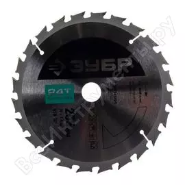 Диск пильный профи быстрый рез по дереву (255х30 мм; 24т) зубр 36850-255-30-24