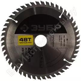Диск пильный профи чистый рез по дереву (200х30 мм; 48т) зубр 36852-200-30-48