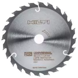 Диск scb wu (160x20 мм; z24) для циркулярной пилы hilti 2069459