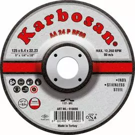 Диск шлифовальный по нержавеющей стали Karbosan INOX KAR-910690