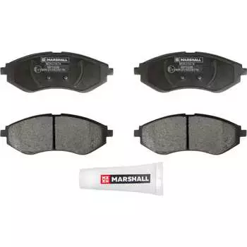 Дисковые передние тормозные колодки Chevrolet Aveo I 02-, Daewoo Kalos 02-, ZAZ Vida 12- MARSHALL M2623974
