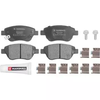 Дисковые передние тормозные колодки Fiat Doblo I 03- / Panda II 04-, Opel Adam 12- / Corsa D 06- MARSHALL M2624288