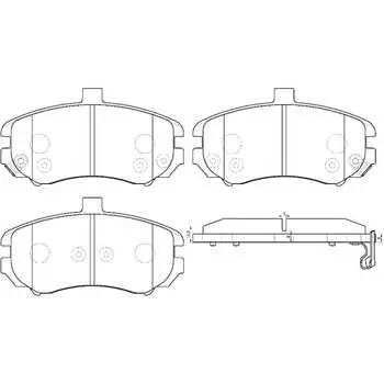Дисковые тормозные колодки Avantech AV820 120874