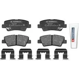 Дисковые задние тормозные колодки Hyundai Solaris II 17-, Kia Rio IV 17- MARSHALL