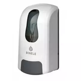 Диспенсер для мыла-пены binele mfoam наливной, 1 л. белый df01rw