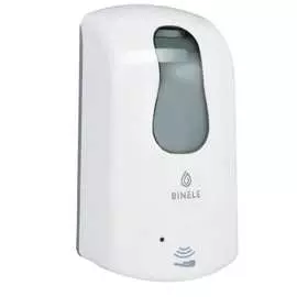 Диспенсер для спрей-жидкости binele ispray картриджный сенсорный, 1 л. белый de23bw
