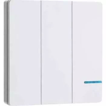 Дистанционный 3-клавишный выключатель GRITT Practic SX белый 11010