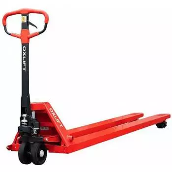 Длинновильная ручная гидравлическая тележка OXLIFT OX50-L2000 791411