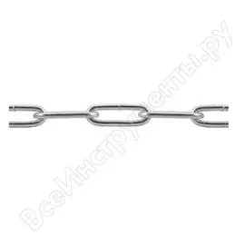 Длиннозвенная оцинкованная цепь tech-krep llc 6 18 м 00004578