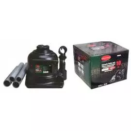 Домкрат rockforce гидравлический бутылочный низкопрофильный с двумя штоками 10т высота подъема 125-2 rf-th810002