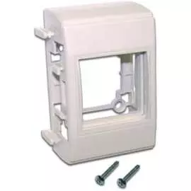 Дополнительный настенный бокс LANMASTER Mosaic LAN-WA-RMB-F45/E-WH