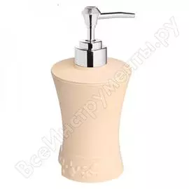 Дозатор для жидкого мыла fora настольный venice, бежевый fr-41b