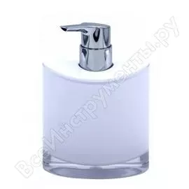 Дозатор для жидкого мыла ridder gaudy белый 2231501