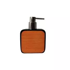 Дозатор для жидкого мыла sibo woody black, полирезин si37098