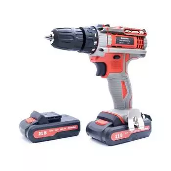 Дрель шуруповерт MasterMan 21 В,1,3 Ач, 2 аккум Li-Ion 31DY17