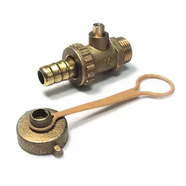 Дренажный кран comap серия 122 с окончанием для шланга 1/2" 122004