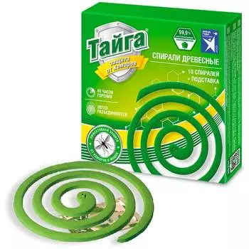 Древесные спирали от комаров Тайга НД ИН-122