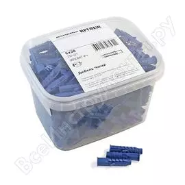 Дюбель чапай качественный крепеж 6*30 (250 шт.) 0500667