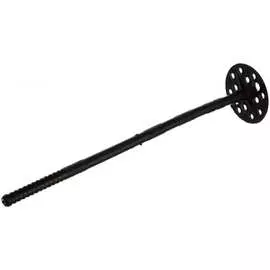 Дюбель для теплоизоляции госкреп с металлическим гвоздём 10х260 25 шт., пакет 4-0014020