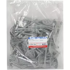 Дюбель для утеплителя с пластмассовым гвоздем стройбат 10х160 50 шт. 2524026 / 127560