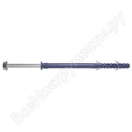 Дюбель фасадный с шурупом sormat s-uf 10х160 hex sw13 t40 zn 40 шт. 9640076020