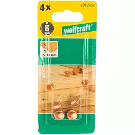 Дюбельфикс wolfcraft для маркировки отверстий под шипы 8 мм 4 шт. 2912000