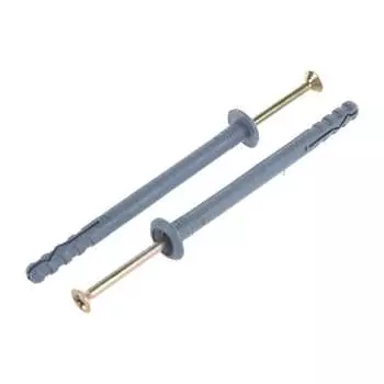 Дюбель госкреп гвоздь 6х80 гриб.манж. полипропилен 200 шт. ,пакет 4-0012300