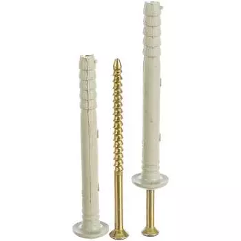 Дюбель-гвоздь 6х60 гриб, полипропилен 200шт - пакет tech-krep 126201