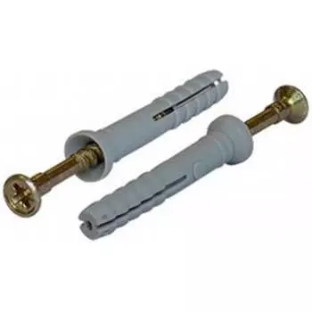 Дюбель-гвоздь 6х60 потайная манжета, полипропилен 200шт - пакет tech-krep 126202