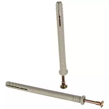 Дюбель-гвоздь 6х80 потайная манжета, полипропилен 30шт - ведро tech-krep 125073