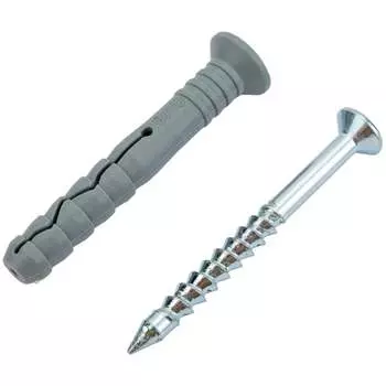 Дюбель-гвоздь Невский Крепеж 6x40 пот. манжета полипропилен (50шт) 812710
