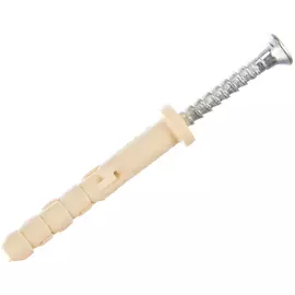 Дюбель-гвоздь стройбат нейлоновый с цилиндрической манжетой 6х40 мм 150 шт. 1222125 / 218590