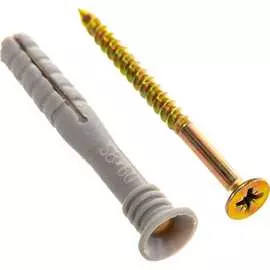 Дюбель-гвоздь стройбат с потайной манжетой 8х60 мм 80 шт. 2520808 / 041770