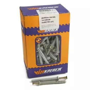 Дюбель-гвоздь vipкрепеж 6х60 (120 шт.) 40814
