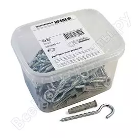 Дюбель-полукольцо качественный крепеж S-6 6/3550 (50 шт.) 0500645